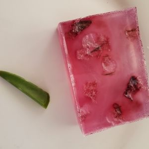 Homemade aloe soap